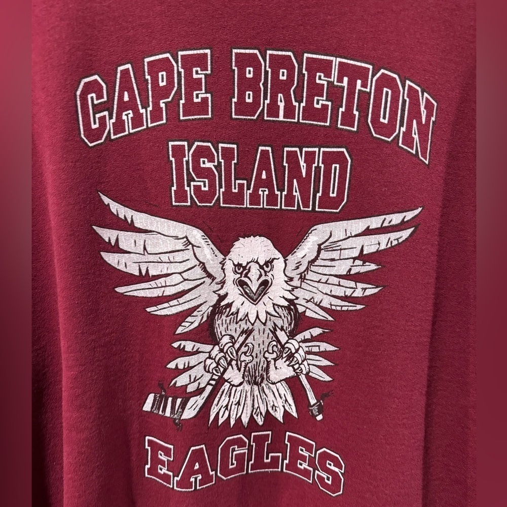 Cape Breton Island Eagles QMJHL Hockey Comfy Crew Sweater - Picture 3 of 6